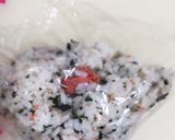 ポリ袋で楽々♪混ぜご飯、おにぎりの握り方作り方5写真