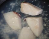 ヨウサマの減塩簡単かじき鮪の煮付け作り方1写真