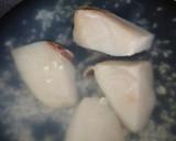 ヨウサマの減塩簡単かじき鮪の煮付け作り方1写真