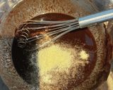 チョコテリーヌ　加熱水蒸気オーブンで作り方3写真