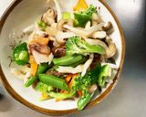 お一人様野菜たっぷりレモンオイ照味炒飯作り方8写真