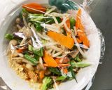 お一人様野菜たっぷりレモンオイ照味炒飯作り方10写真