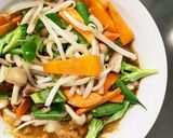 お一人様野菜たっぷりレモンオイ照味炒飯作り方11写真