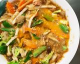 お一人様野菜たっぷりレモンオイ照味炒飯作り方15写真