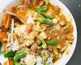 お一人様野菜たっぷりレモンオイ照味炒飯作り方16写真