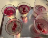 簡単　梅ジュースゼリー　赤紫蘇グラデ作り方13写真