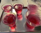 簡単　梅ジュースゼリー　赤紫蘇グラデ作り方14写真