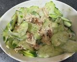夏バテ防止のきゅうりチキンサラダ作り方5写真