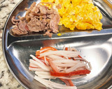 たっぷり具材の冷やし中華風蕎麦作り方2写真