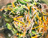 たっぷり具材の冷やし中華風蕎麦作り方4写真