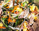 たっぷり具材の冷やし中華風蕎麦作り方5写真