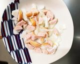 お一人様野菜たっぷりトマト味ウインナー丼作り方3写真