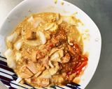 お一人様野菜たっぷりトマト味ウインナー丼作り方4写真