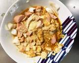 お一人様野菜たっぷりレモン味ウインナー丼作り方4写真