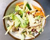 お一人様野菜たっぷりトマト味ウインナー丼作り方10写真
