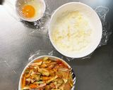 お一人様野菜たっぷりトマト味ウインナー丼作り方16写真