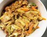 お一人様野菜たっぷりレモン味ウインナー丼作り方19写真