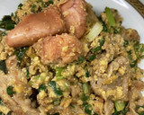 ネギと豚肉と焼き明太子の炒め物　269作り方11写真