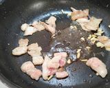 豚バラにんにく塩焼きそば。作り方5写真