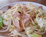 豚バラにんにく塩焼きそば。作り方8写真