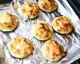 簡単☆ズッキーニの照りマヨコーン焼き作り方4写真
