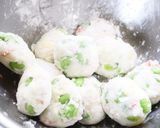 お弁当に◎枝豆チーズはんぺんボール作り方4写真