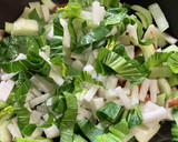 簡単副菜！余り野菜とちくわの白だし炒め作り方3写真