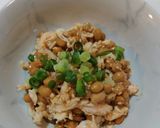 簡単！旨い！サラダチキンと納豆のごま柚子作り方3写真