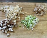 余り野菜と大葉の照り焼きつくね作り方1写真