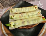 竹輪のアスパラチーズ焼き作り方5写真