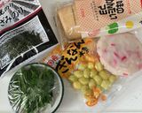 生姜天と銀杏の明太マヨソースあえ作り方1写真