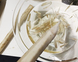 簡単！牛蒡と合い挽きそぼろの炊き込みご飯作り方1写真