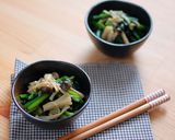 ほうれん草とえのき、しめじの和え物作り方4写真
