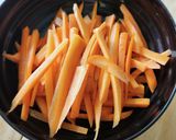 レンジ2分☆青のりバターキャロット☆弁当作り方1写真
