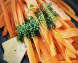 レンジ2分☆青のりバターキャロット☆弁当作り方2写真