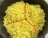 麻婆豆腐焼きそば　麻婆豆腐と焼そばを合体作り方5写真