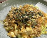 麻婆豆腐焼きそば　麻婆豆腐と焼そばを合体作り方6写真