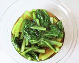 柔らかな葉・茎で【かぶの葉のお浸し】作り方3写真