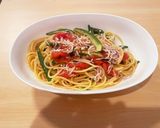 簡単にトマトとオクラ、シラスの冷製パスタ作り方5写真
