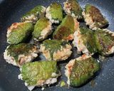 余り野菜と大葉の照り焼きつくね作り方6写真
