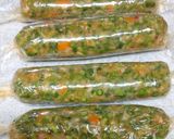 いんげん入り鶏肉棒…レンジで簡単つくね作り方2写真