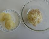 鶏肉となすの味噌ポテトグラタン作り方2写真