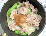 豚こま肉とスナップエンドウの梅炒め作り方5写真