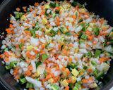 暑い日に!夏野菜のトマトキーマカレー!作り方3写真