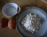 とろとろクリームのふわふわブッセ作り方1写真