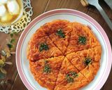 レンジで時短☆明太チーズの人参ガレット。作り方6写真