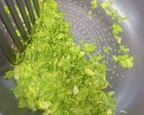 セロリの葉っぱでさっぱり炒飯作り方3写真