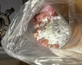 簡単鶏と長ネギ、椎茸のカラフルめんつゆ煮作り方3写真