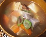 給食の「紀州汁」♡ほんのり梅味けんちん汁作り方7写真