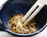 簡単！納豆　鮭明太作り方1写真